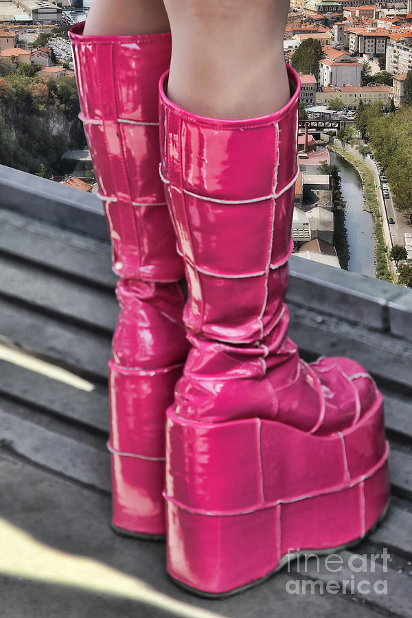 Pink Boots Photograph by Jasna Buncic