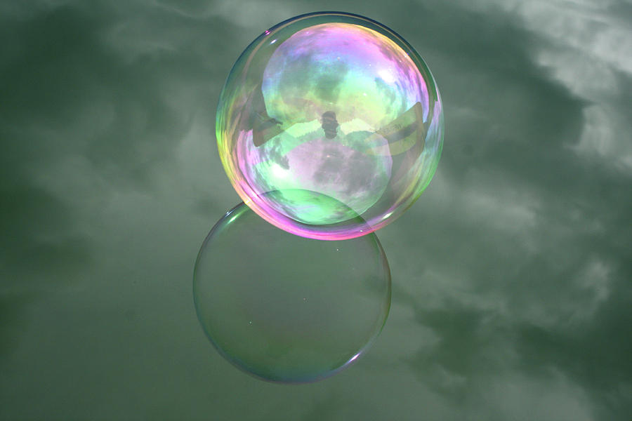 Pink Bubble In The Clouds Photograph by Cathie Douglas