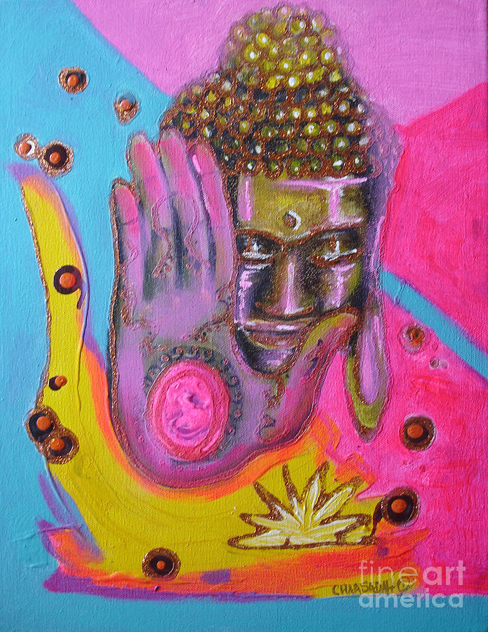 Pink Buddha by Donna Chaasadah Pink Buddha by Donna Chaasadah