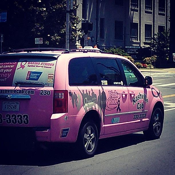 Pink Cab!!! Photograph by Richard Call