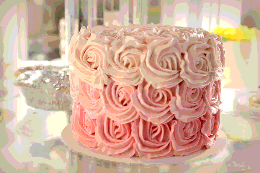 Pink Cake Photograph by Lynn Sprowl