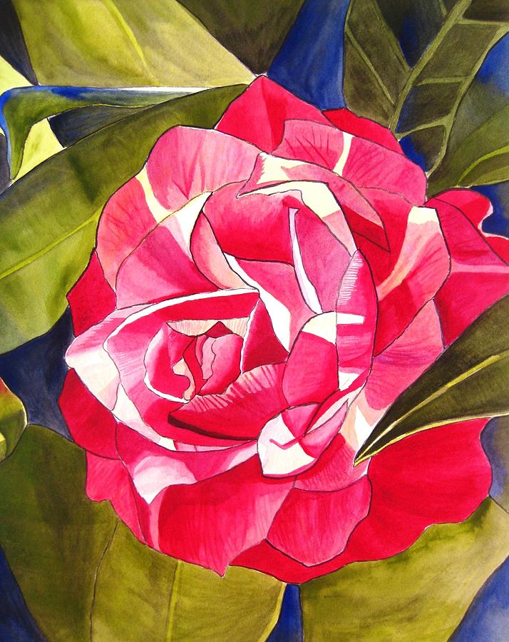 Camellia Painting - Pink Camellia by Sacha Grossel Camellia Painting - Pink Camellia by Sacha Grossel
