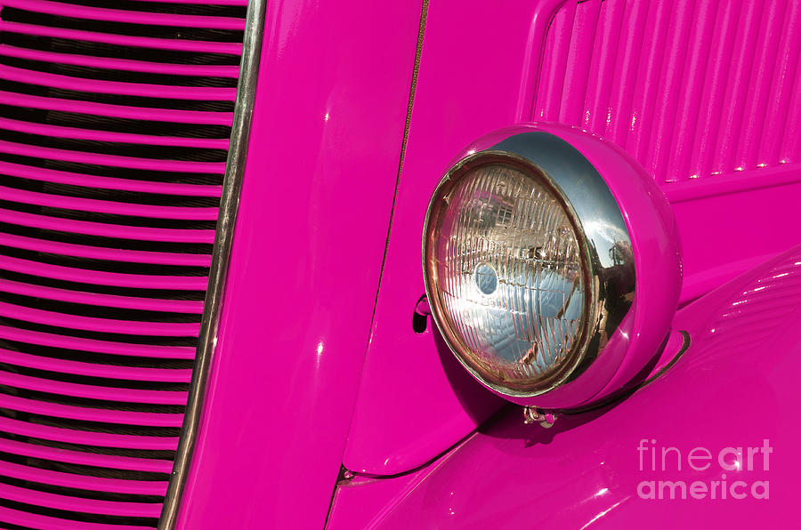 Transportation Photograph - Pink Car by Carlos Caetano