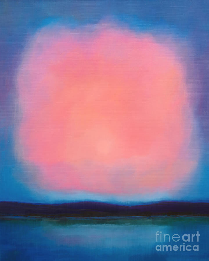 Pink Cloud Painting by Lutz Baar