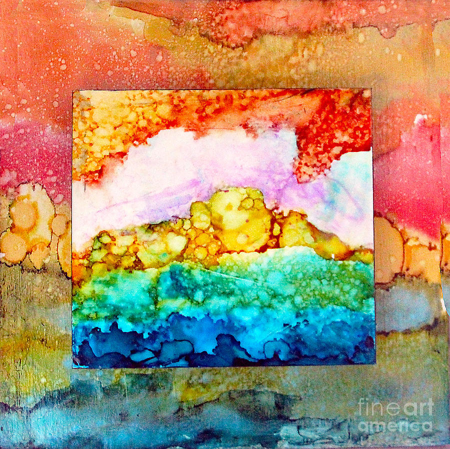 Pink Clouds Painting by Alene Sirott-Cope