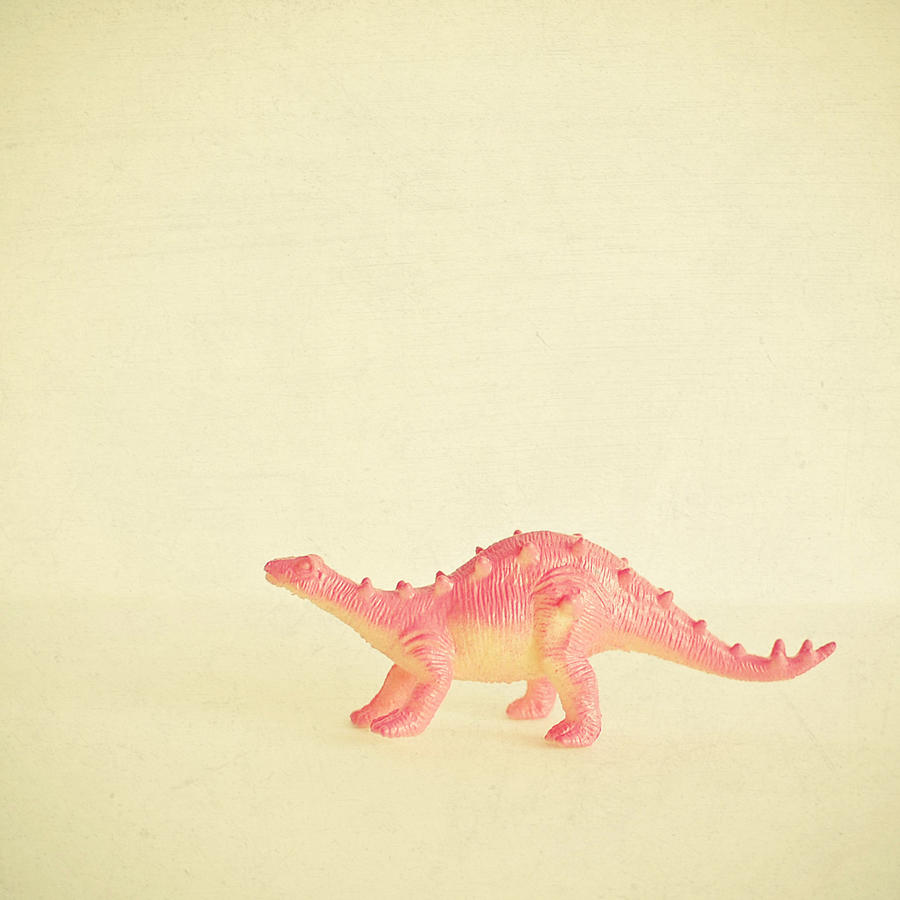 Still Life Photograph - Pink Dinosaur by Cassia Beck