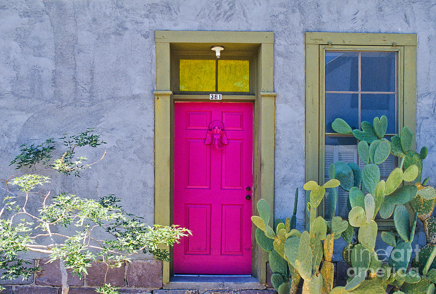 Pink Door Photograph by Richard and Ellen Thane