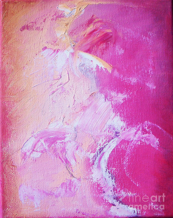 Pink Moving Painting by Vesna Antic
