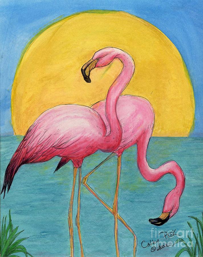 Фламинго легко. Фламинго срисовать. Рисование с детьми Фламинго. Фламинго карандашом. Фламинго цветными карандашами.