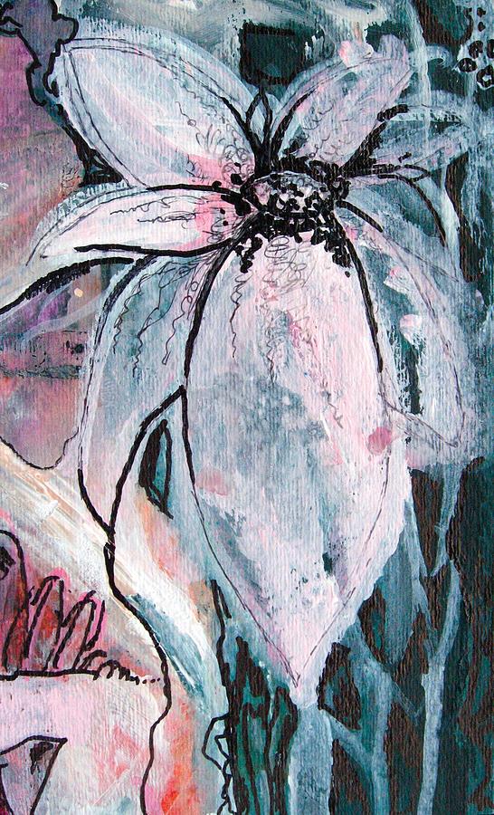 Flowers Still Life Painting - Pink Flower by Tanya Kimberly Orme