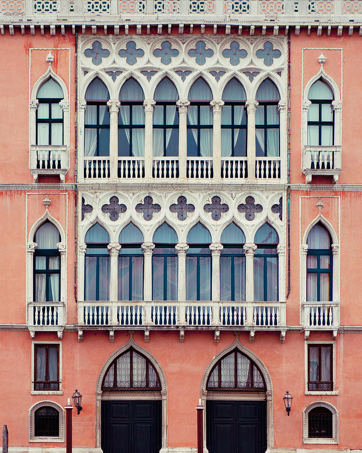 Architecture Photograph - Pink Gothic by Irene Suchocki