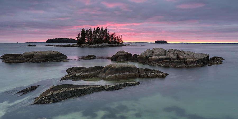 Pink Granite Glow Photograph by Patrick Downey