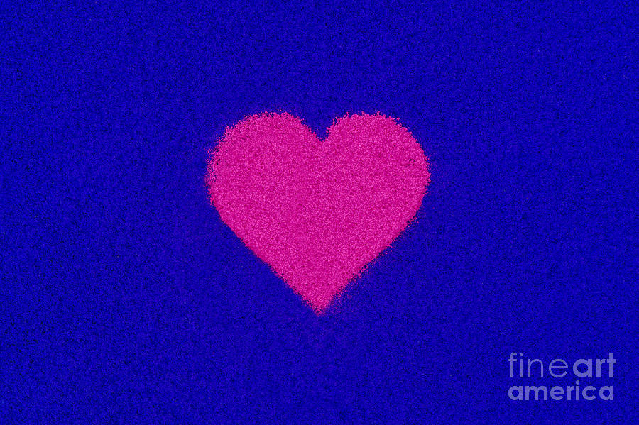 Heart Photograph - Pink Heart by Tim Gainey