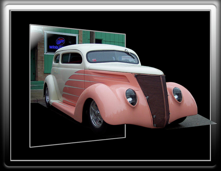 Transportation Photograph - Pink Hot Rod 02 by Thomas Woolworth