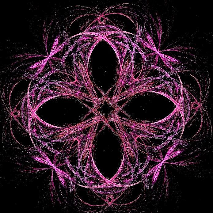 Pink Lace Cross Painting by Bruce Nutting
