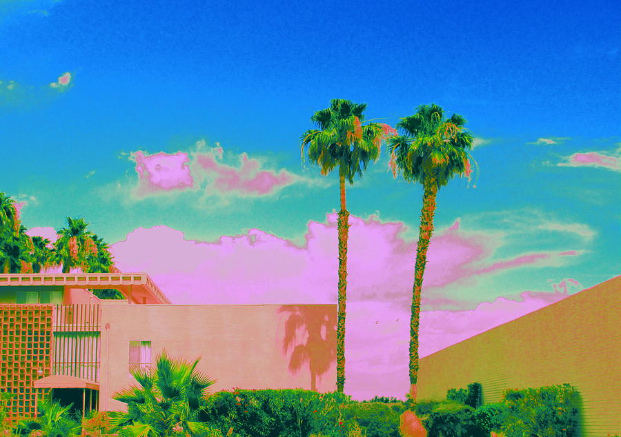 Pink Oasis Digital Art by Randall Weidner