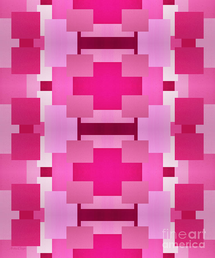 Pink On Pink 2 Digital Art by Andee Design