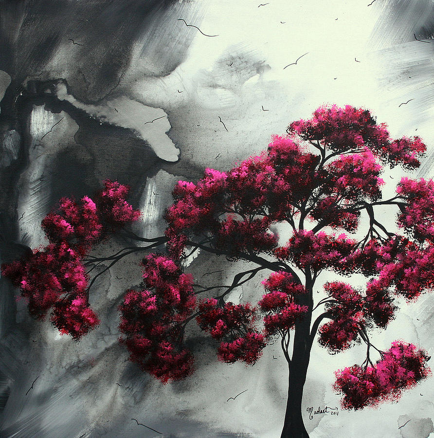 Pink Passion Original Painting MADART Painting by Megan Aroon