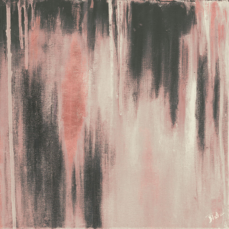 Abstract Painting - Pink Paysage II by Patricia Pinto