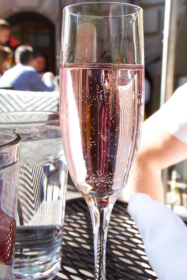 Pink Prosecco Photograph