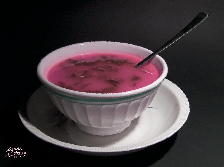 Pink Pudding Painting by Bruce Nutting