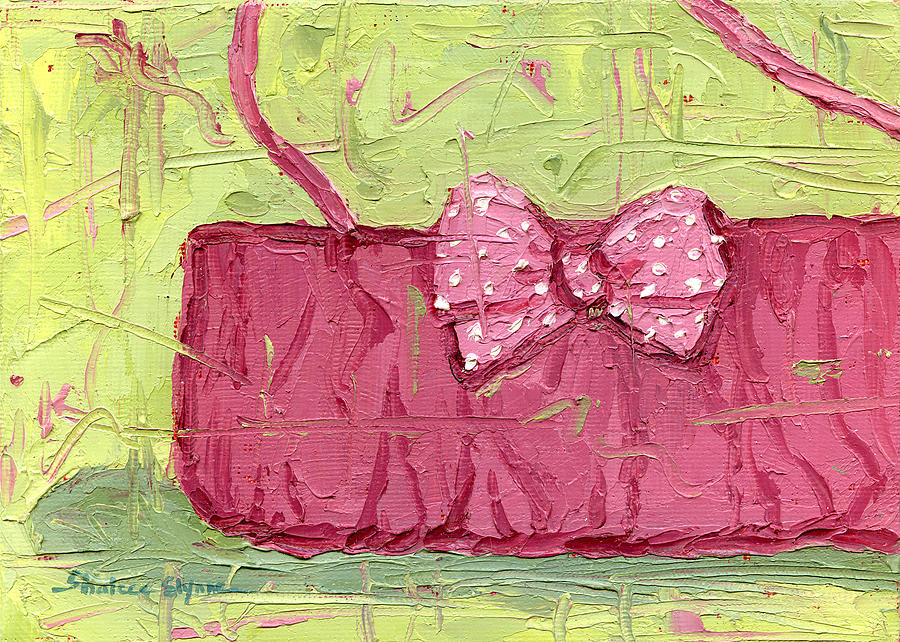 Pink Purse Painting - Pink Purse Party by Shalece Elynne