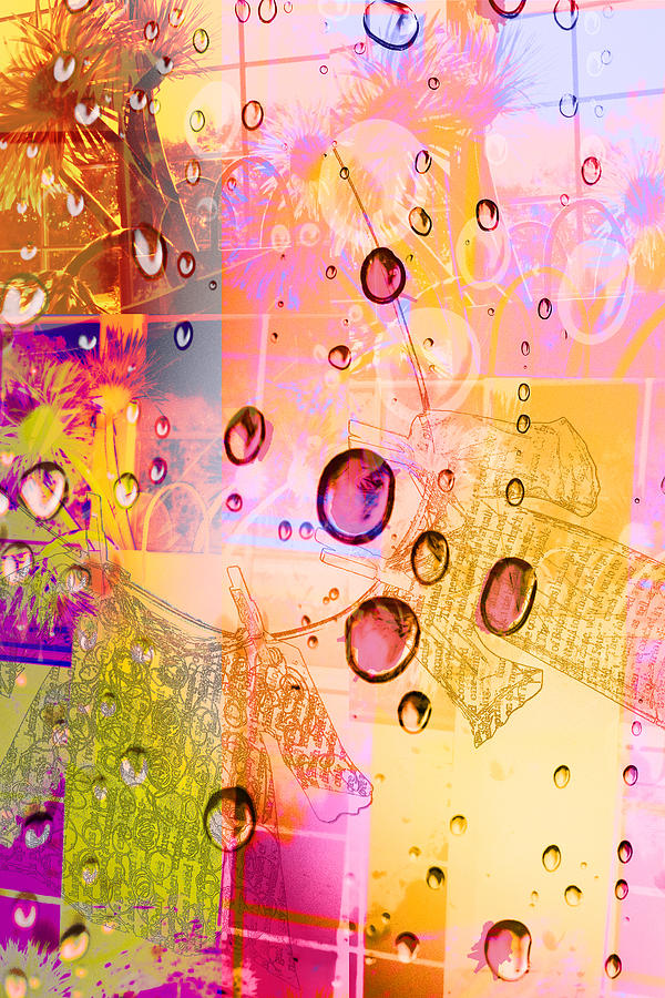 Pink Rain and Spring Digital Art by Susan Stone