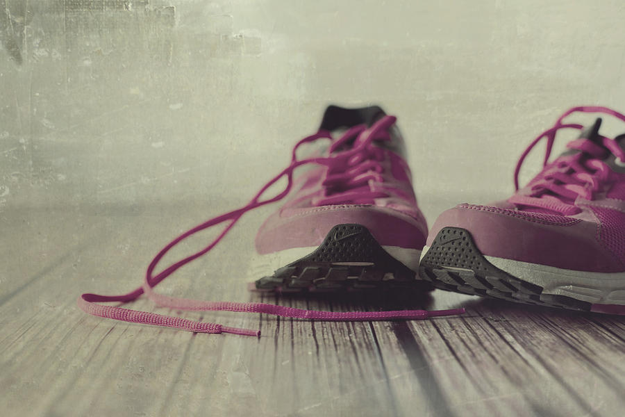 Pink Running Shoes Photograph by Kristin Burge - Fine Art America