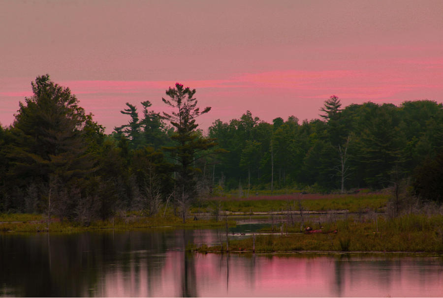 Pink Sky in the Morning Photograph by Jim Vance
