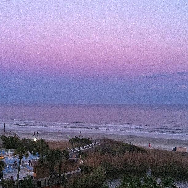 Pink Sky Myrtle Beach Morning Photograph by Mel F.