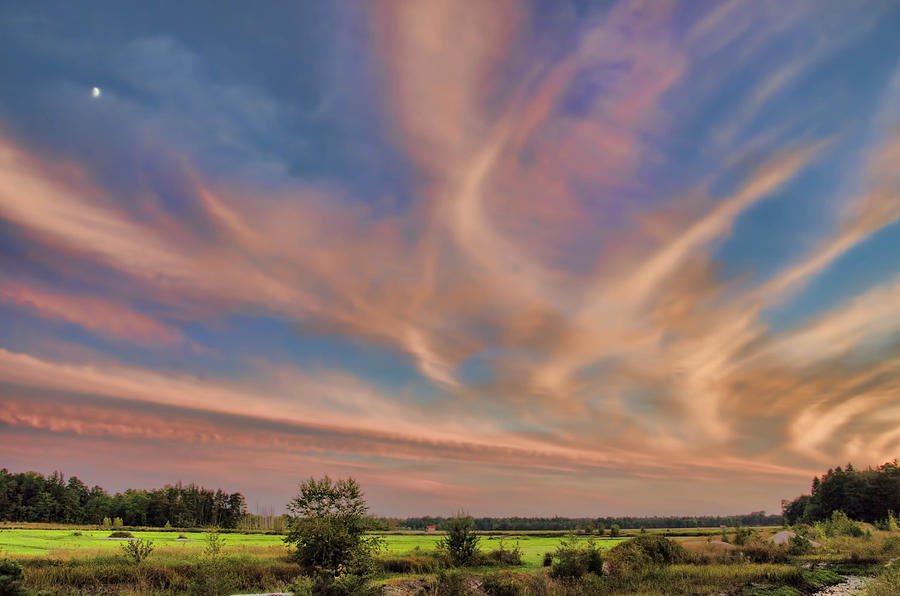 Pink Swoosh of Clouds Photograph by Beth Venner