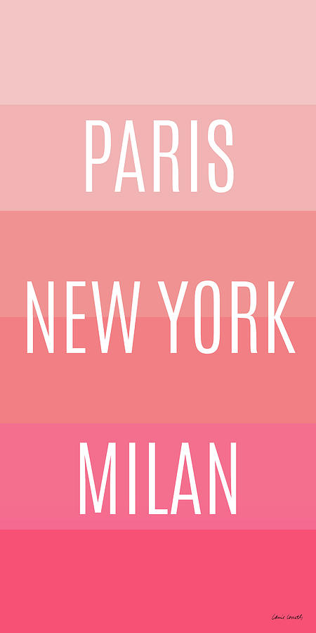 Paris Painting - Pink Travel by Lanie Loreth