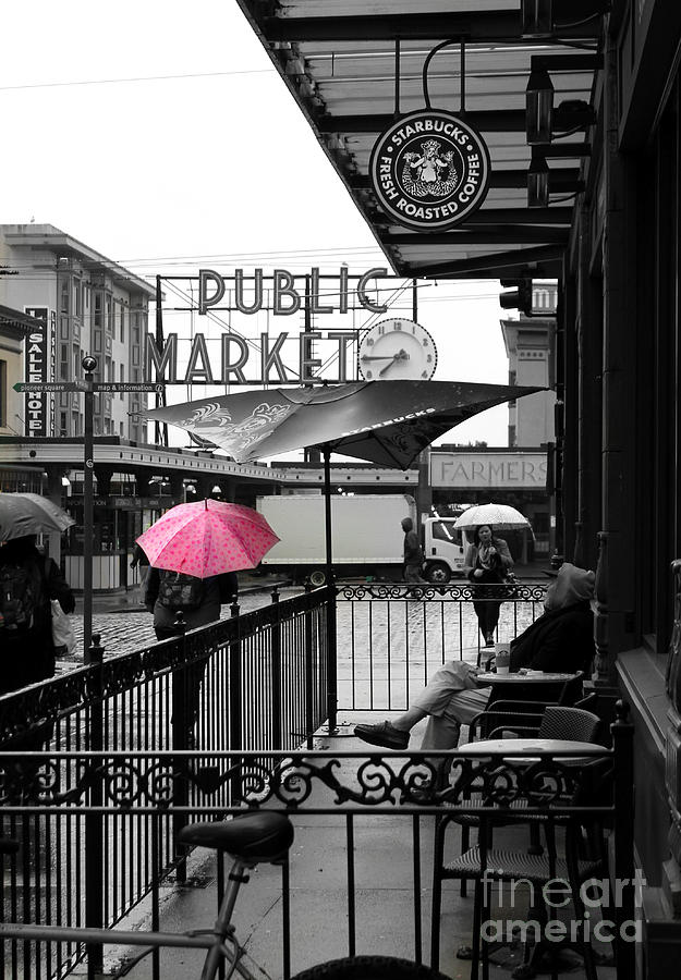 Pink Umbrella by Michelle Wolff Pink Umbrella by Michelle Wolff