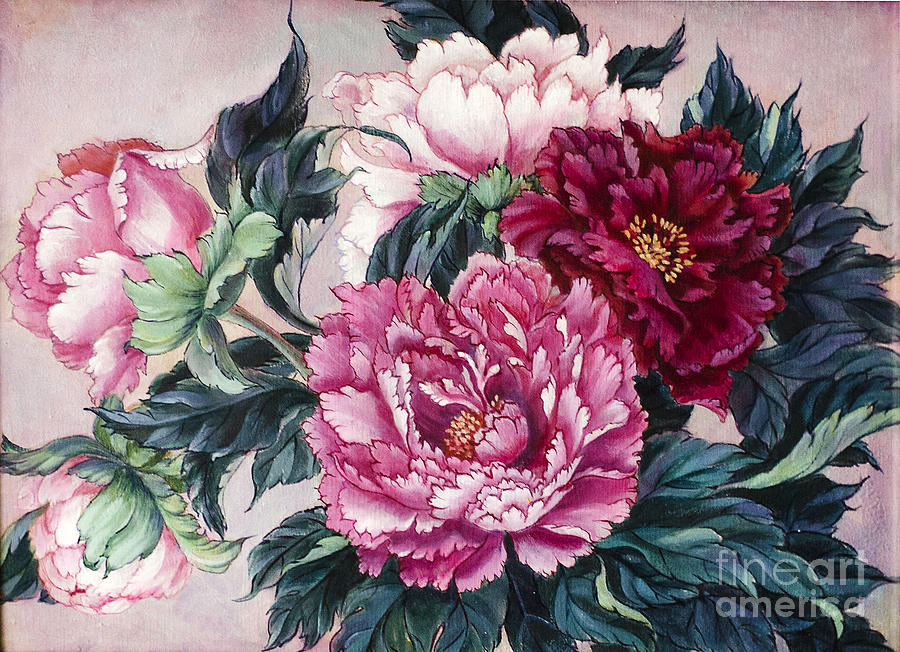 Flower Painting - Pink Velvet by Irina Effa