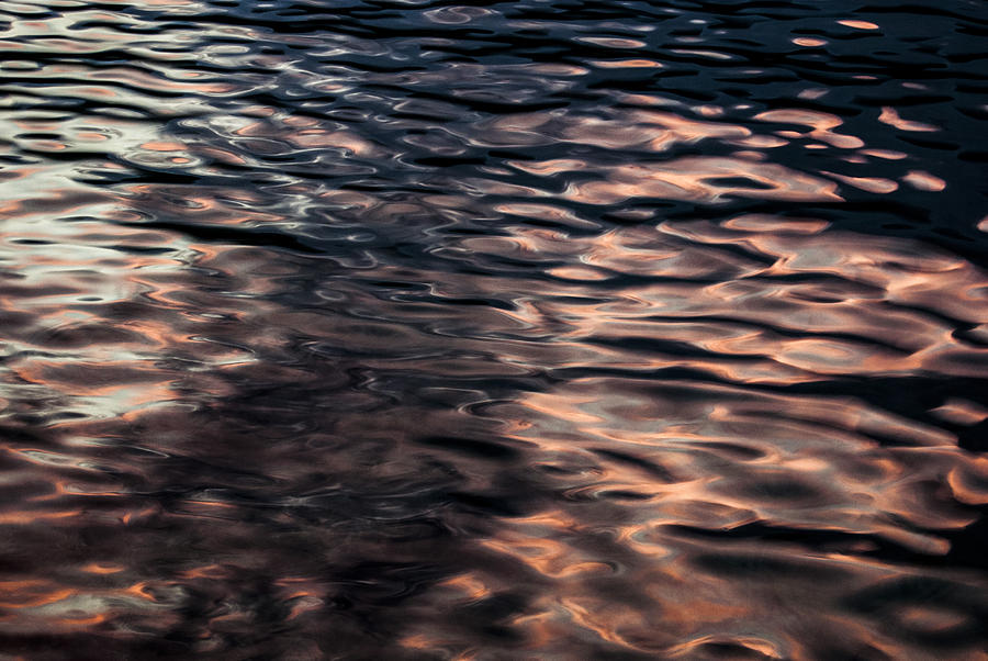 Sunset Photograph - Pink Water 01 by Grebo Gray