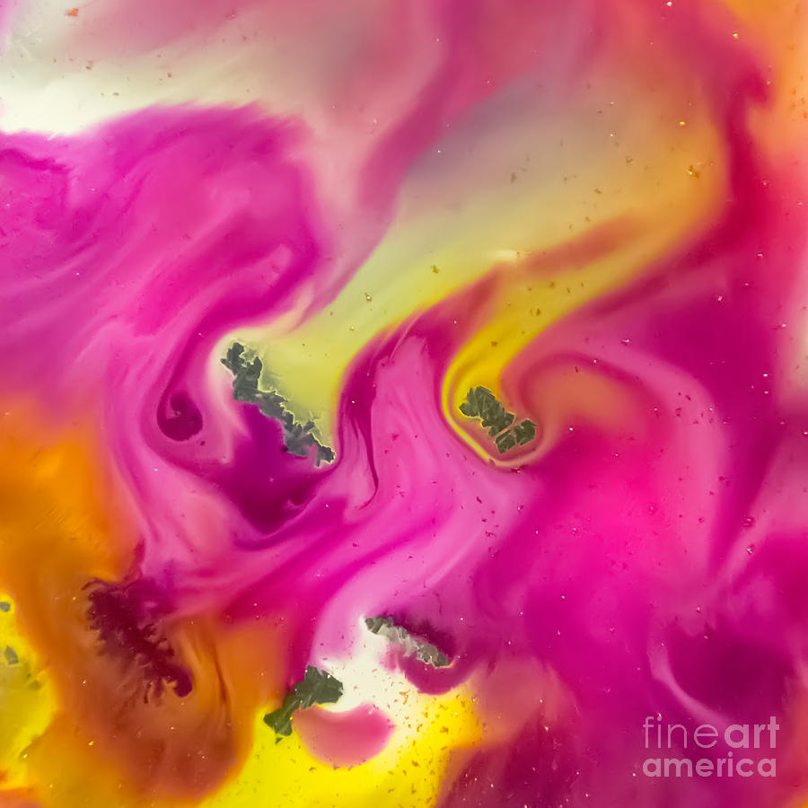 Pink Watercolor Abstraction Painting Painting