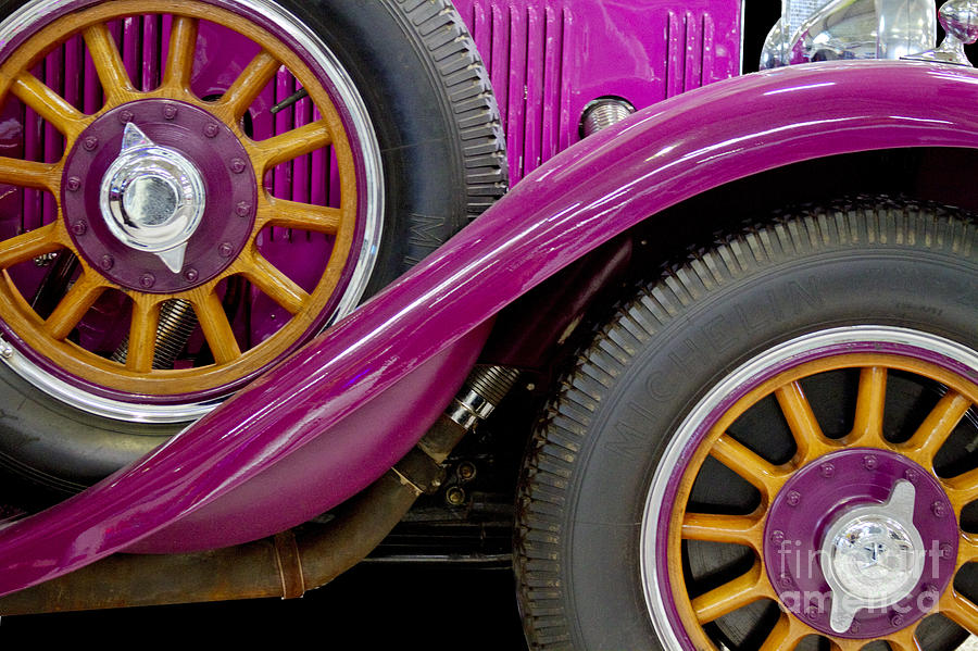 Pink Wheel Abstract Photograph by Heiko Koehrer-Wagner