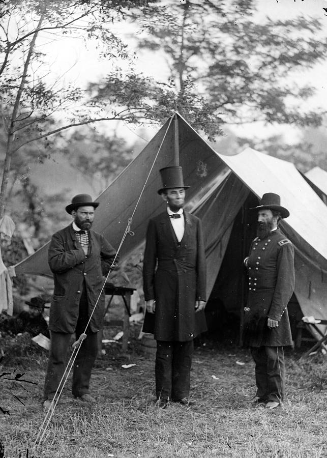 Pinkerton Lincoln and McClernand Photograph by Georgia Clare