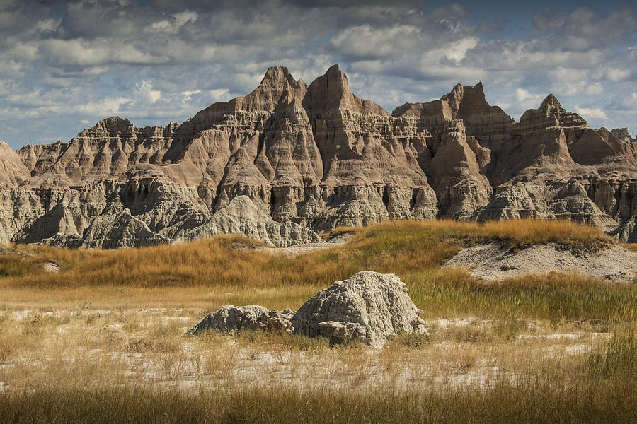 Pinnacles and Spires in the Badlands Photograph by Randall Nyhof