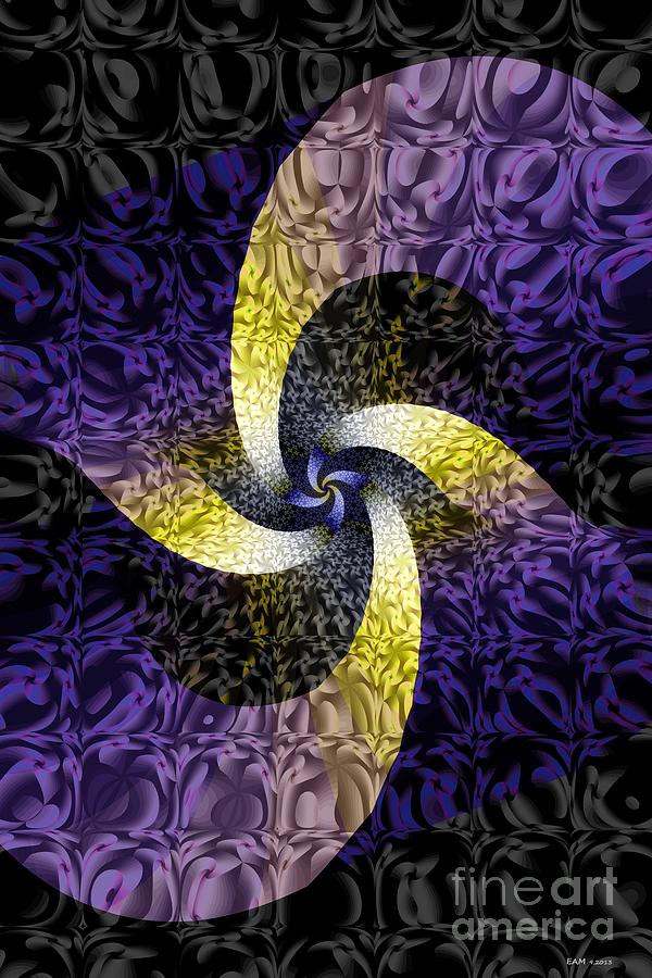 Pinwheel 2 Digital Art by Elizabeth McTaggart