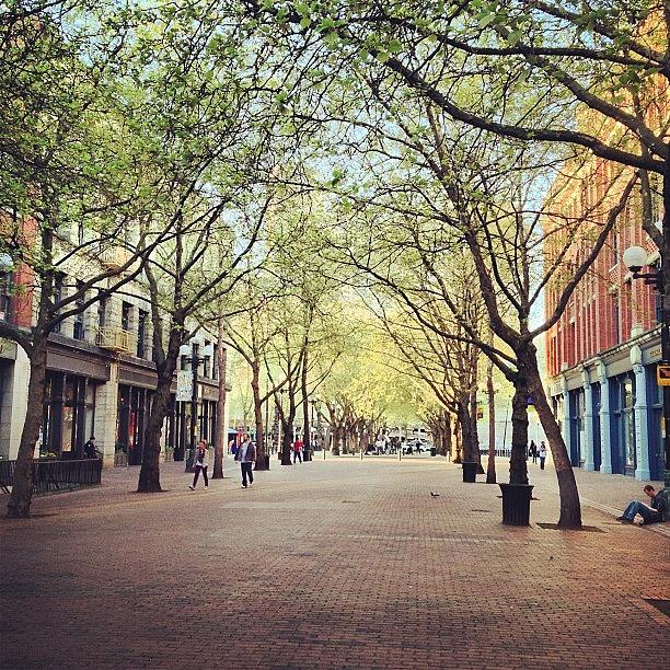 Seattle Photograph - Pioneer Square #seattle #pioneersquare by James Higuera