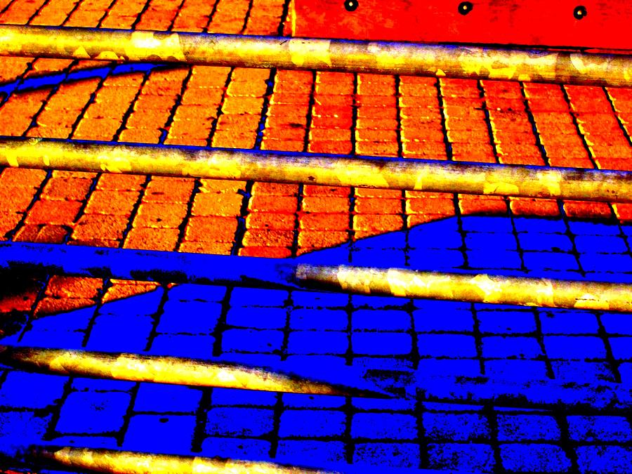 Pipe and Tile Abstract Photograph by Liza Dey