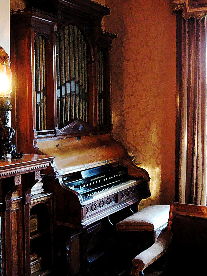 Pipe Organ in Living Room Photograph by Susan Savad