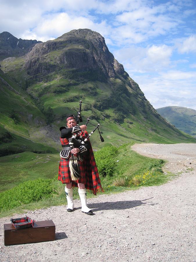 Piper at Glencoe Photograph by Terence Nunn | Fine Art America