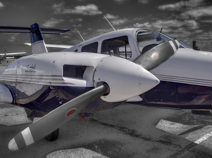 Transportation Photograph - Piper PA-44 Seminole v2 by John Straton