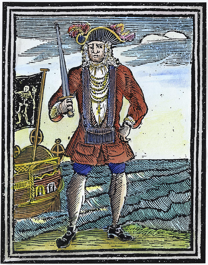 Pirate, 1725 Painting by Granger