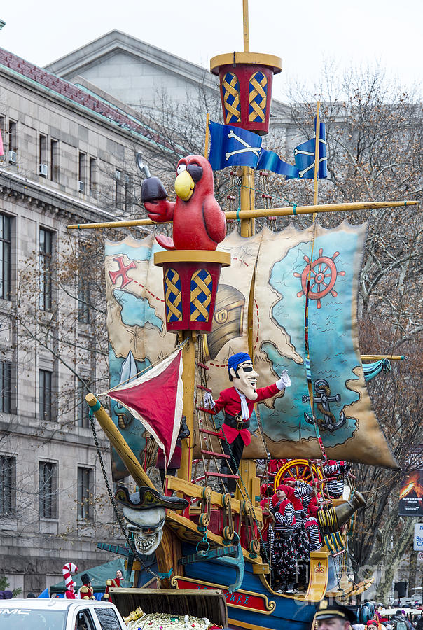 Pirate Booty Treasure Hunt Float Macys Thanksgiving Day Parade #4 Photograph by David Oppenheimer