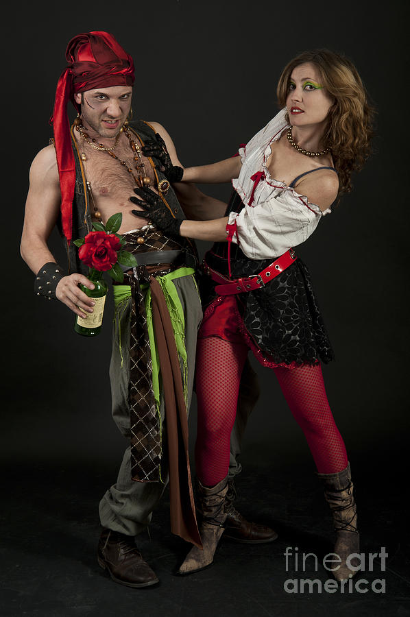 Pirate couple 2 Photograph by Ilan Amihai
