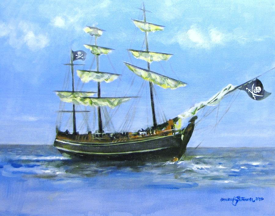 Pirate Painting by Howard Stroman