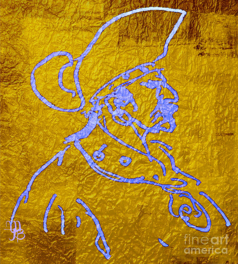 Pirate in Gold Digital Art by Mindy Bench